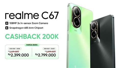 Realme C67 Turun Harga Jelang Lebaran Jadi Berapa