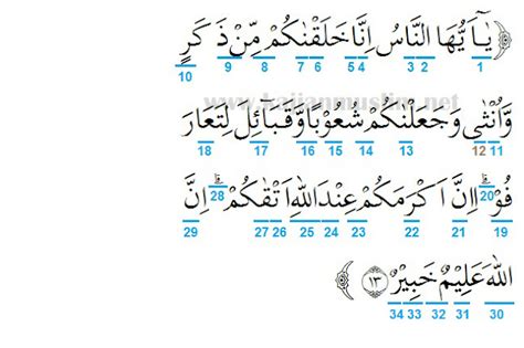 Surah Al Hujurat Ayat Dan Beserta Artinya