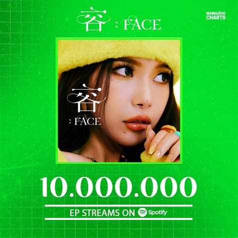 MAMAMOO Charts on Twitter SOLAR s 容 FACE EP has surpassed