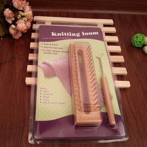 Free Shipping Wooden Board Knitting Loom Easy Weaving Tool For Handmade