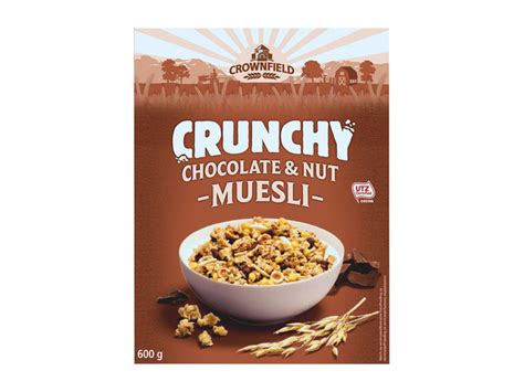 Δημητριακά Crownfield Crunchy Muesli Chocolate And Nut 600gr