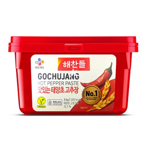 Buy CJ Haechandle Gochujang Hot Pepper Paste Medium Hot 3kg Korean Supermarket Online UK