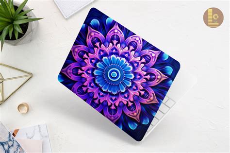 Whimsical Mandala Pattern Laptop Skin By Mulew Art Thehungryjpeg