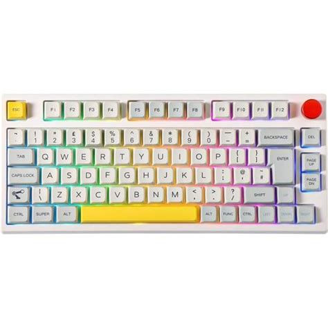 Theory Th Pro Iso Uk Hot Swap Rgb Ghz Bluetooth Clavier Mécanique Filaire