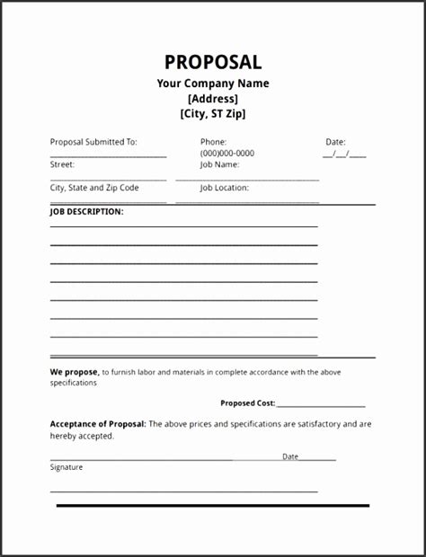 sample proposal templates sampletemplatess sampletemplatess