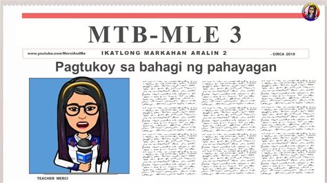 Mtb Mle Quarter Week Bahagi Ng Dyaryo O Pahayagan Youtube