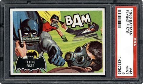 1966 Batman Black Bat Flying Fists Psa Cardfacts®