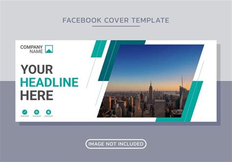 Diseño De Portada De Facebook Empresarial Y Banner Web Vector Premium