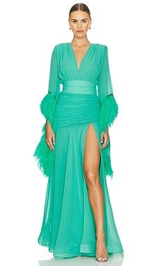 Bronx And Banco Geisha Gown In Mint REVOLVE