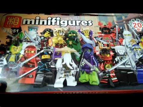 LEGO NINJAGO Mystery Minifigures 20Boxes Speed Build Review Knock Off