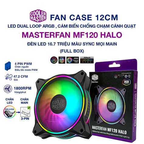 Qu T Fan Case Cm Cooler Master Mf Halo A Rgb Qu T Fan Case