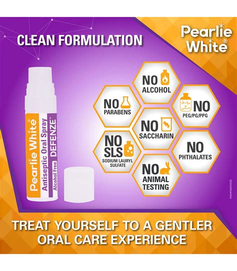 Pearlie White Defenze Antiseptic Oral Spray Ml