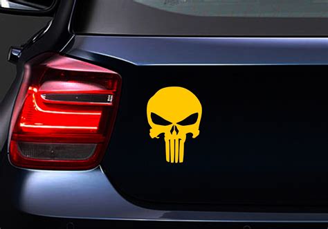 Punisher Vinyl Decal Sticker | Etsy