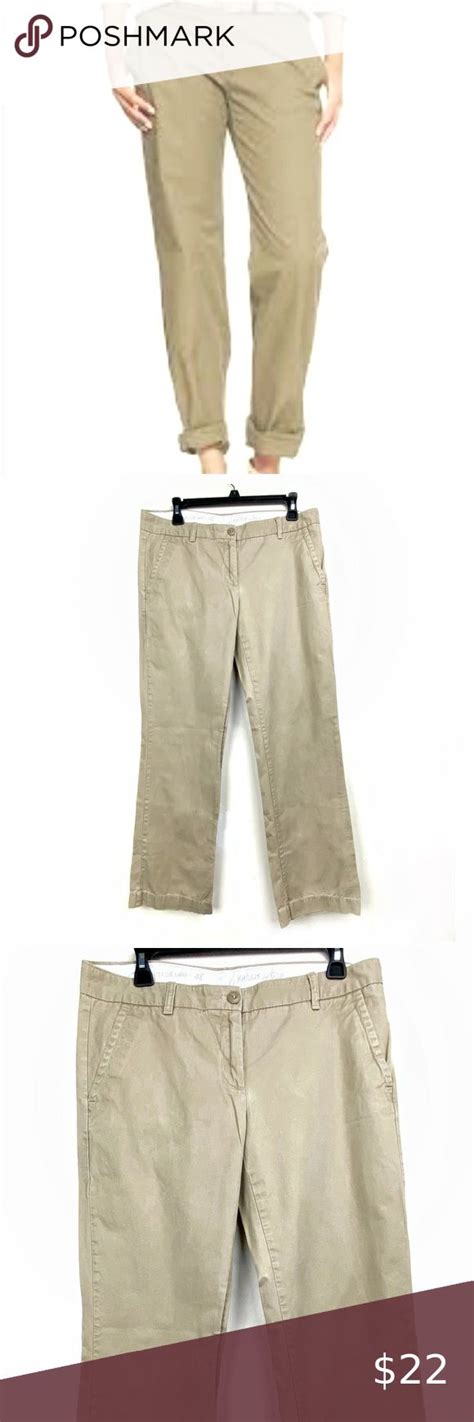 Gap Classic Khakis Bootcut Tan Celestial Taupe Twill Pants Womens 8