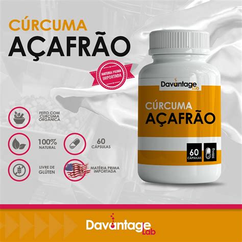 Cúrcuma em Cápsulas Davantage Lab Produtos Naturais