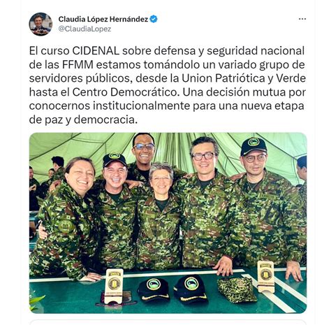 Claudia López Furiosa Por Filtración De Su Video Vestida De Militar