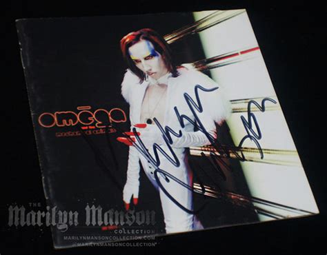 Marilyn Manson Signed Mechanical Animals CD Booklet 2 | mansoncollection