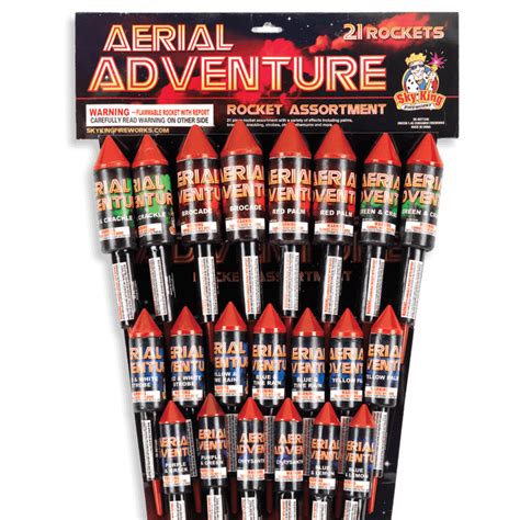 AERIAL ADVENTURE ROCKET ASSORTMENT - Sky King Fireworks