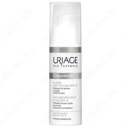 Vásárlás Uriage DÉPIDERM Fluid SPF15 barna foltok ellen 30 ml Arckrém