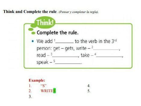 Complete The Rule ME AYUDAAN Brainly Lat