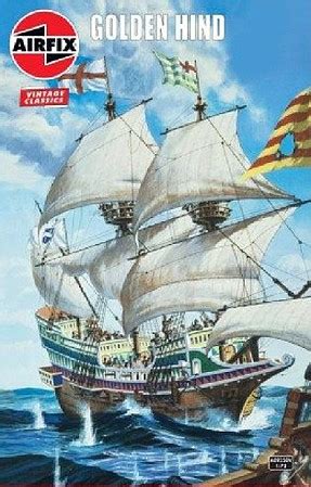 Airfix Golden Hind Sailing Ship Re Issue Plastic Model Sailing Ship