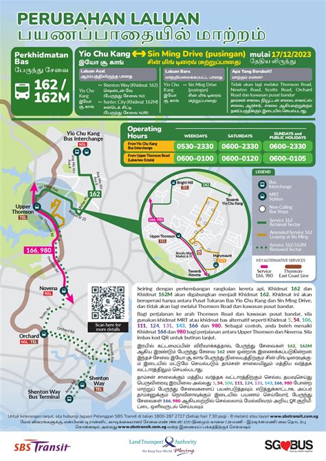 Route Amendment For Service M Sbstransit