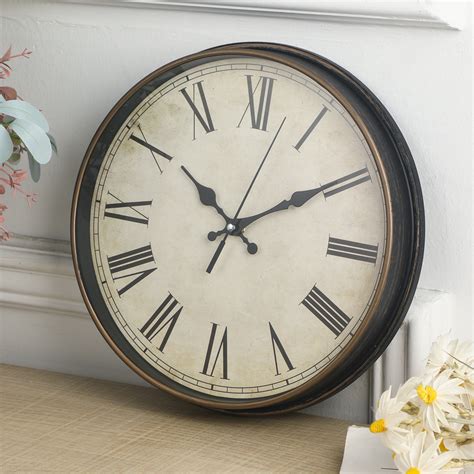 Horloge Murale Vintage Industrielle Plastique Horloges Pendules Vintage