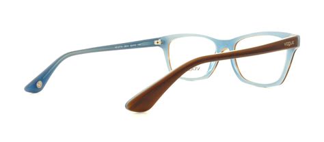 Vogue Vo2714 Top Striped Brownazure Eyeglass Frames