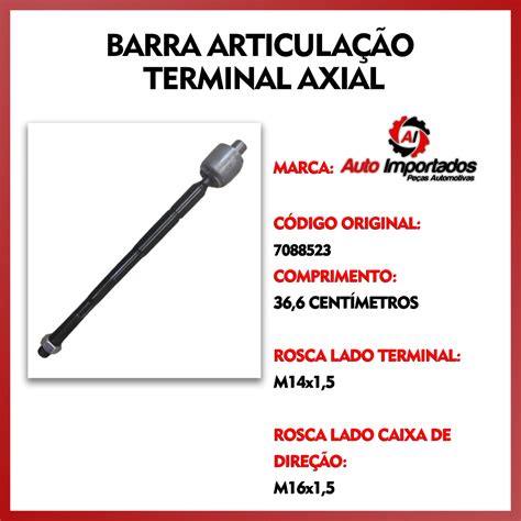 Par Barra Terminal Articula O Dire O Axial Fiat Idea