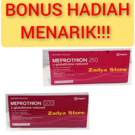 Jual Meprothion 250 Mg 1 Box Isi 30 Tablet Kota Bandung Zadya Store