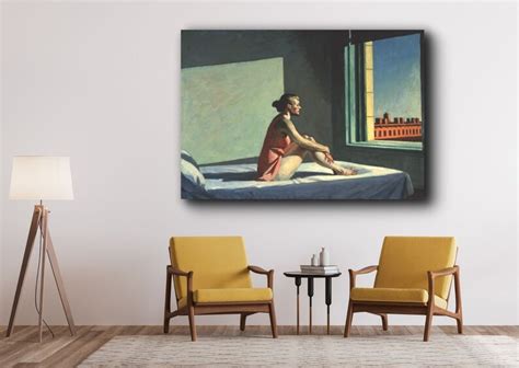 Edward Hopper Morning Sun Painting Edward Hopper Printable Wall Art