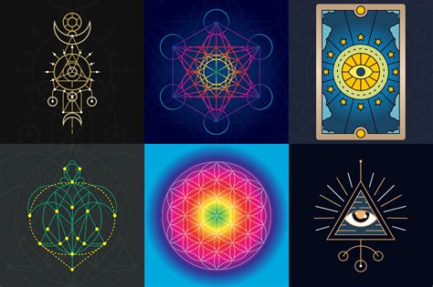 100 Sacred Geometry Symbols