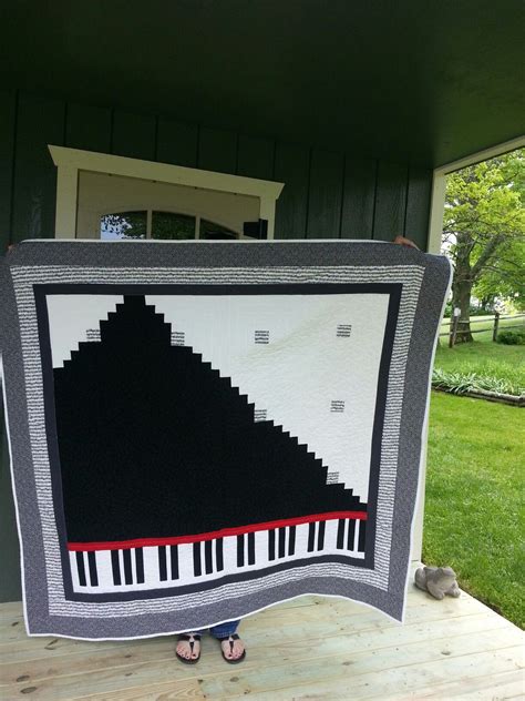 Piano Quilt Quilts Creation Piano