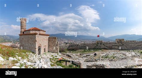 A picture of the Selcuk or Ayasuluk Castle Mosque in Selcuk Stock Photo ...