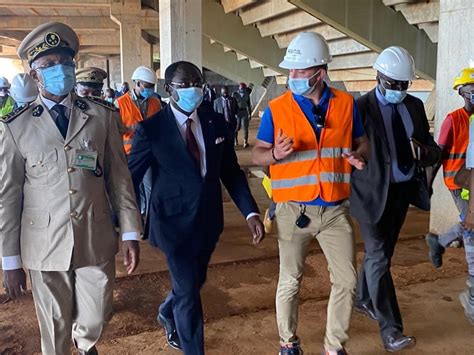 Can Le Ministre Des Sports En Visite Sur Le Chantier Du Stade D