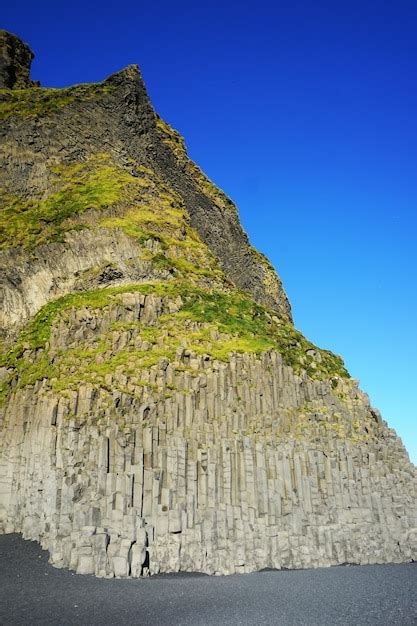 Premium Photo | Basalt rocks at reynisfjara black beach in iceland