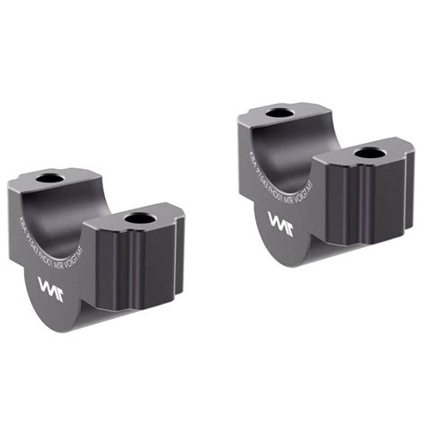 Voigt Mt Handlebar Risers Fhd Mm Black Harley Davidson Pan