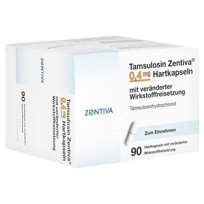 TAMSULOSIN Zentiva 0 4 mg Hartk verä Wst Frs 90 St 90 St online