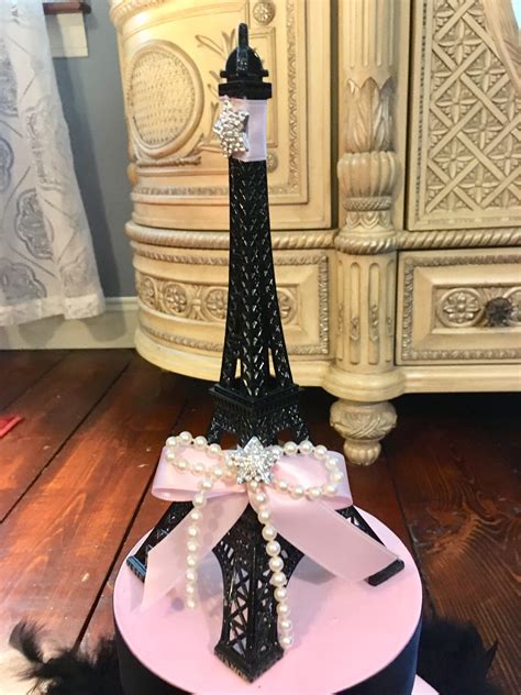 Paris Party Centerpiece Parisian Theme Birthday Paris Theme Centerpiece Bridal Shower