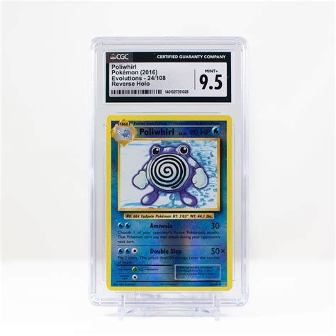 Pok Mon Poliwhirl Reverse Holo Xy Evolutions Cgc Psa Bgs