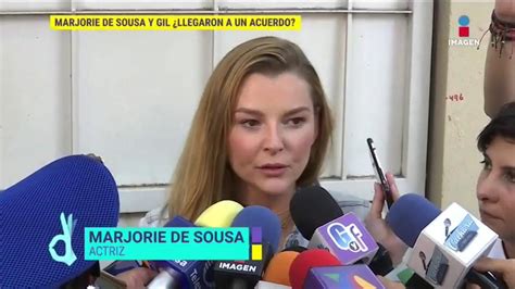 ¡marjorie De Sousa Cansada De La Actitud De Julián Gil Imagen Televisión