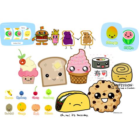 Cartoon Cute Food - Adorable Food Characters to Brighten Up Your Day