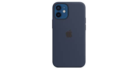 Iphone 12 Mini Silicone Case With Magsafe — Deep Navy Apple Au