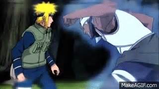 minato vs raikage e killer bee on Make a GIF