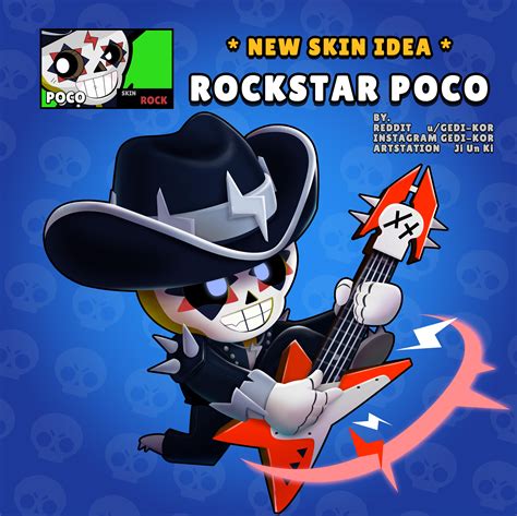 Poco Brawl Stars Estadísticas Consejos Skins Fanart En Español