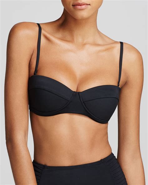 Lyst Vince Camuto Key West Style Underwire Bikini Top In Black