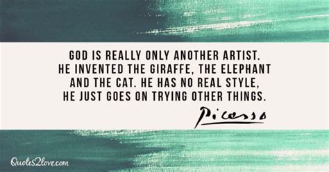 PABLO PICASSO QUOTES ON ART, CREATIVITY AND LIFE | Picasso quote, Pablo ...