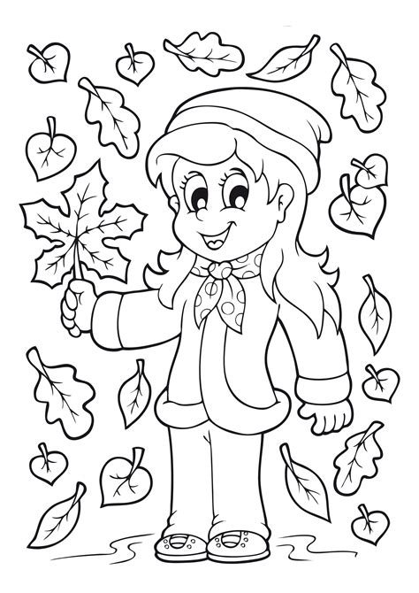 Dibujos De Otoño Para Colorear E Imprimir Gratis