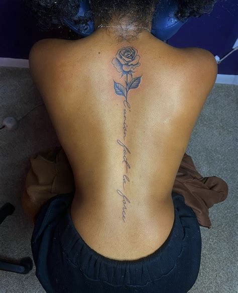 Pin By Destiny Johnson On Tattoos In Spine Tattoos For Women