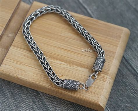 Серебряный браслет Лисий хвост купить
